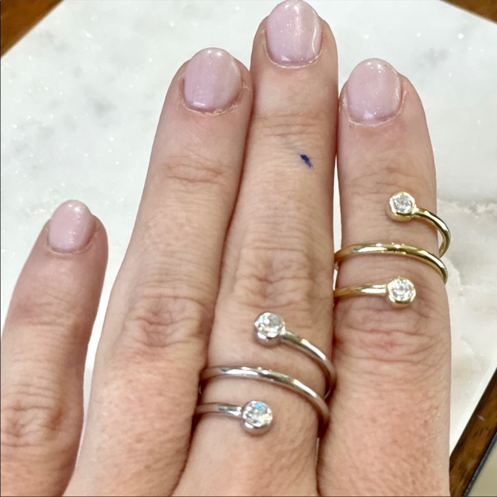 Double Star Ring/ Toe Ring - Picture 8 of 11